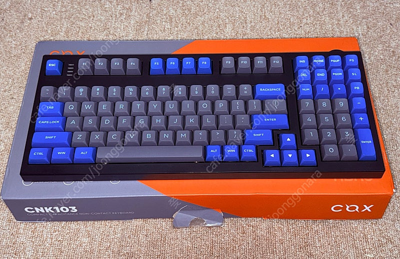 COX CNK103 무접점키보드 풀윤활--1