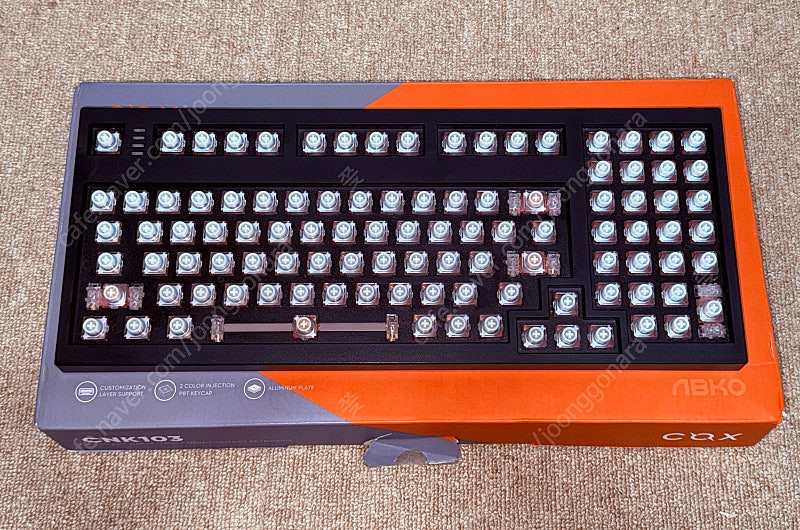 COX CNK103 무접점키보드 풀윤활--3