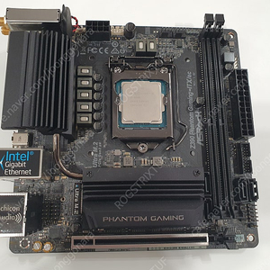 i5-8500+AZROCK Z390 팬텀 ITX 보드 일괄 팝니다.(내용필독)