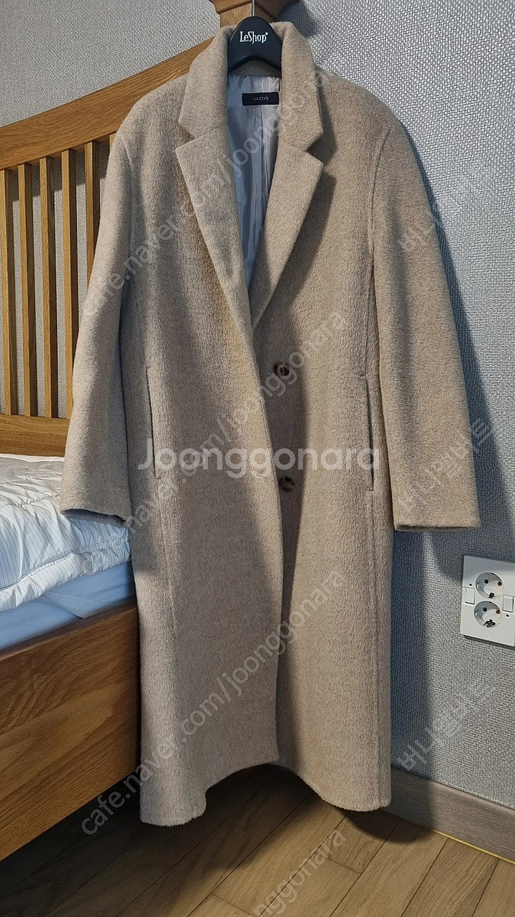헤지스 알파카혼방 코트--0