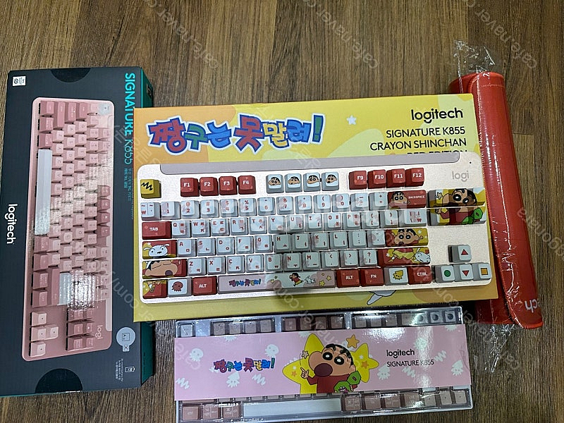 로지텍코리아 K855 짱구키보드 클래식짱구 한정판 팝니...--0