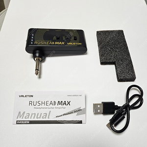 베일톤 러쉬헤드 맥스 / Valeton Rushead Max + AUX to USB C 타입 케이블