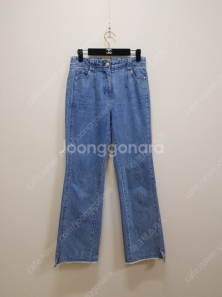 한섬 마인 23SS 프레이드헴 데님 팬츠 64-94사이즈--1