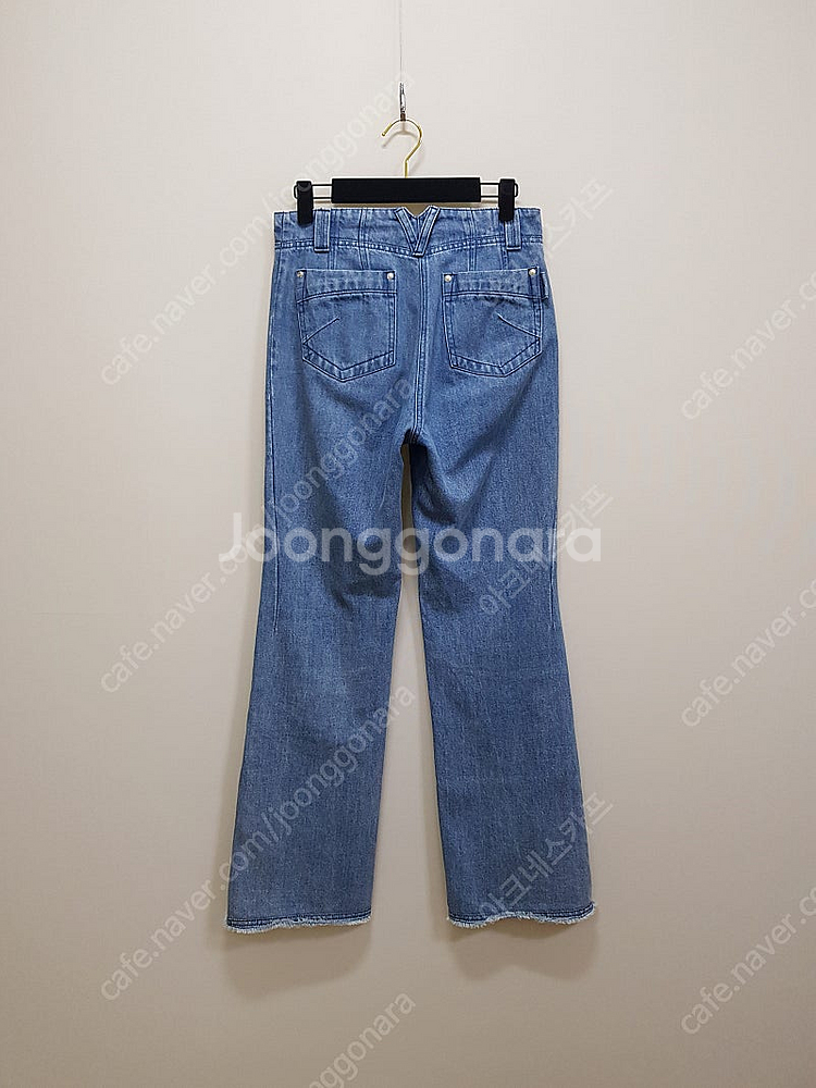 한섬 마인 23SS 프레이드헴 데님 팬츠 64-94사이즈--4