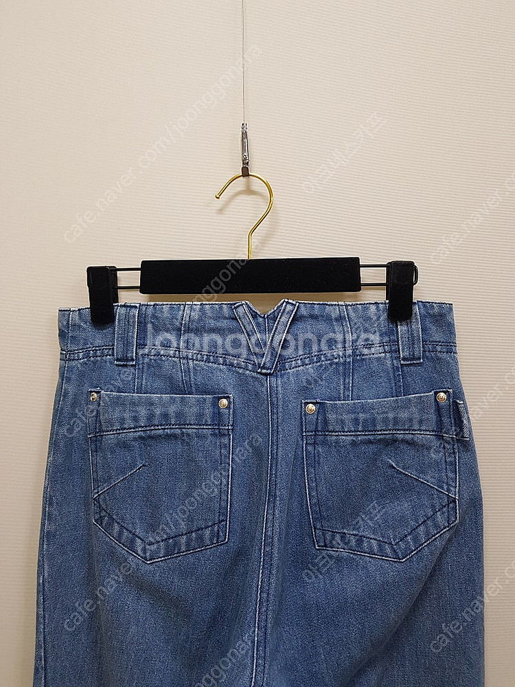 한섬 마인 23SS 프레이드헴 데님 팬츠 64-94사이즈--5