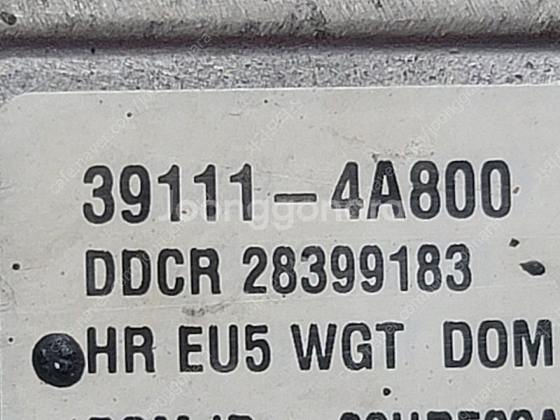 (중고) 포터2 중고 ECU (초기화완료) 391114...--2