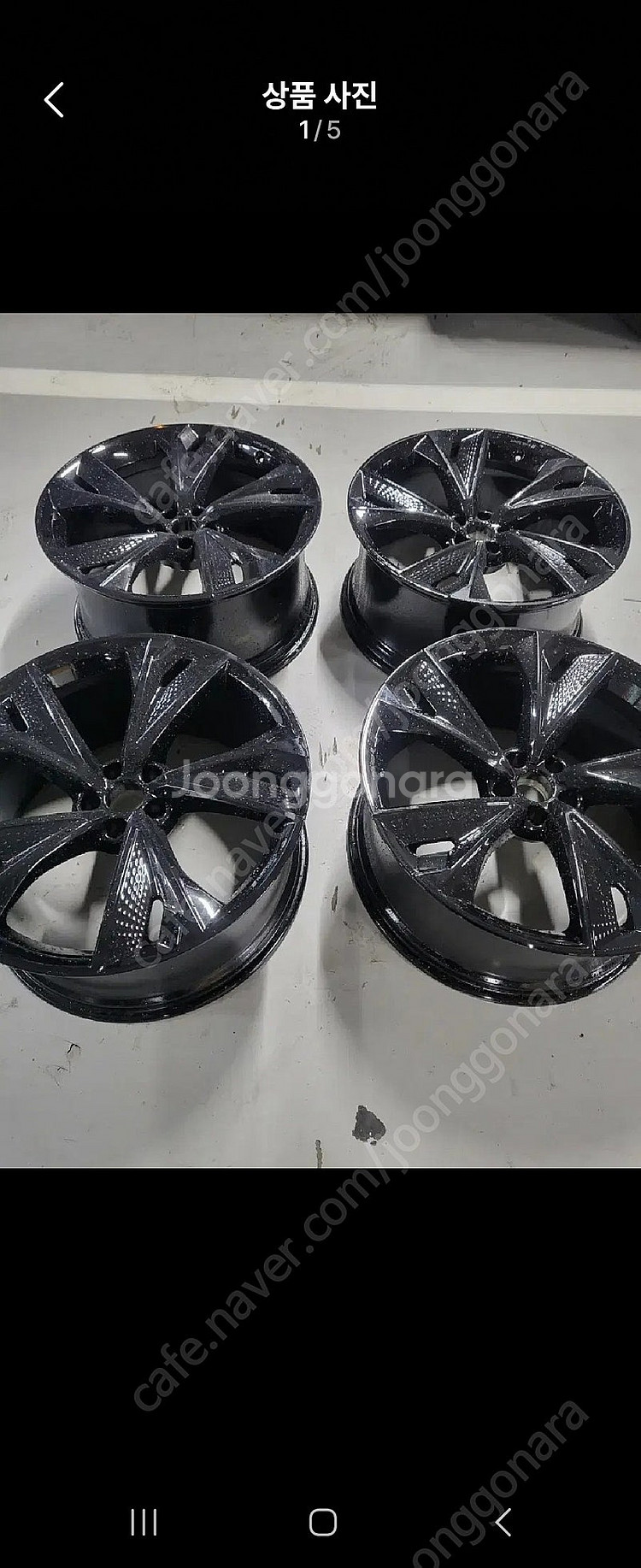 아우디 RS7 22인치 정품 순정휠(신품!!) RS6....--0