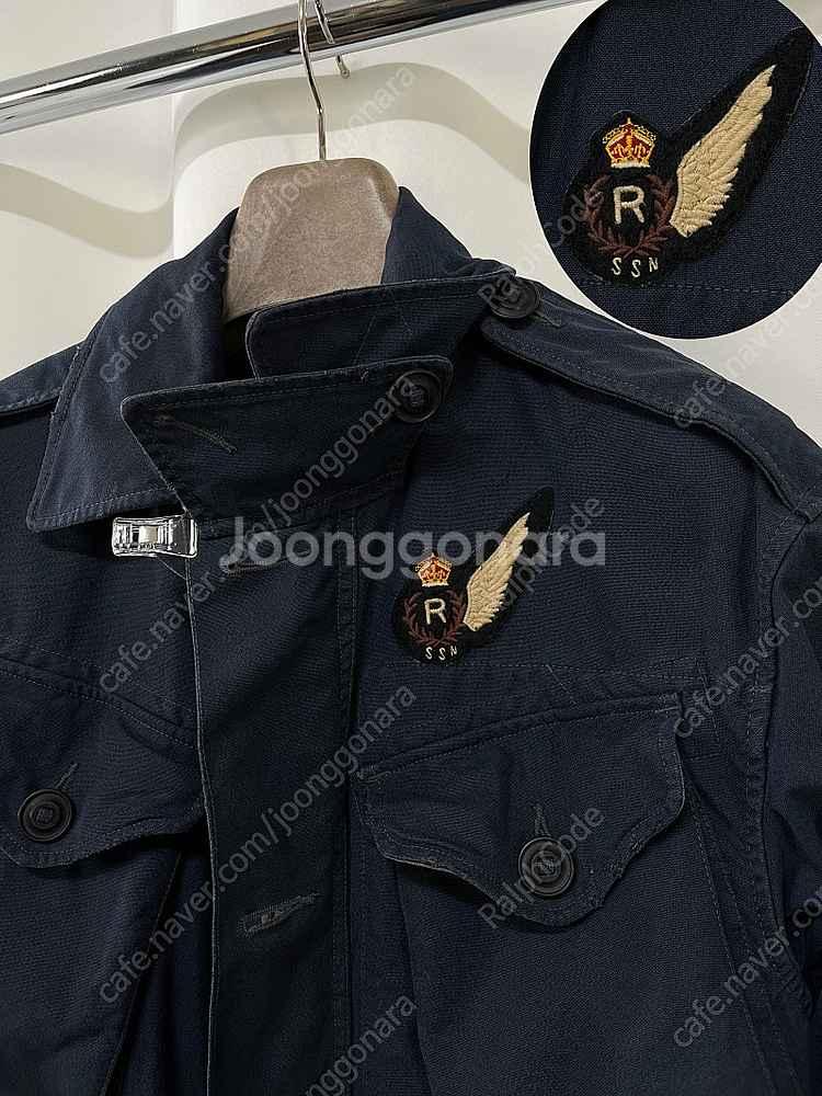 폴로 랄프로렌 RAF 영국군 필드 스모크 컴뱃자켓 RR...--4
