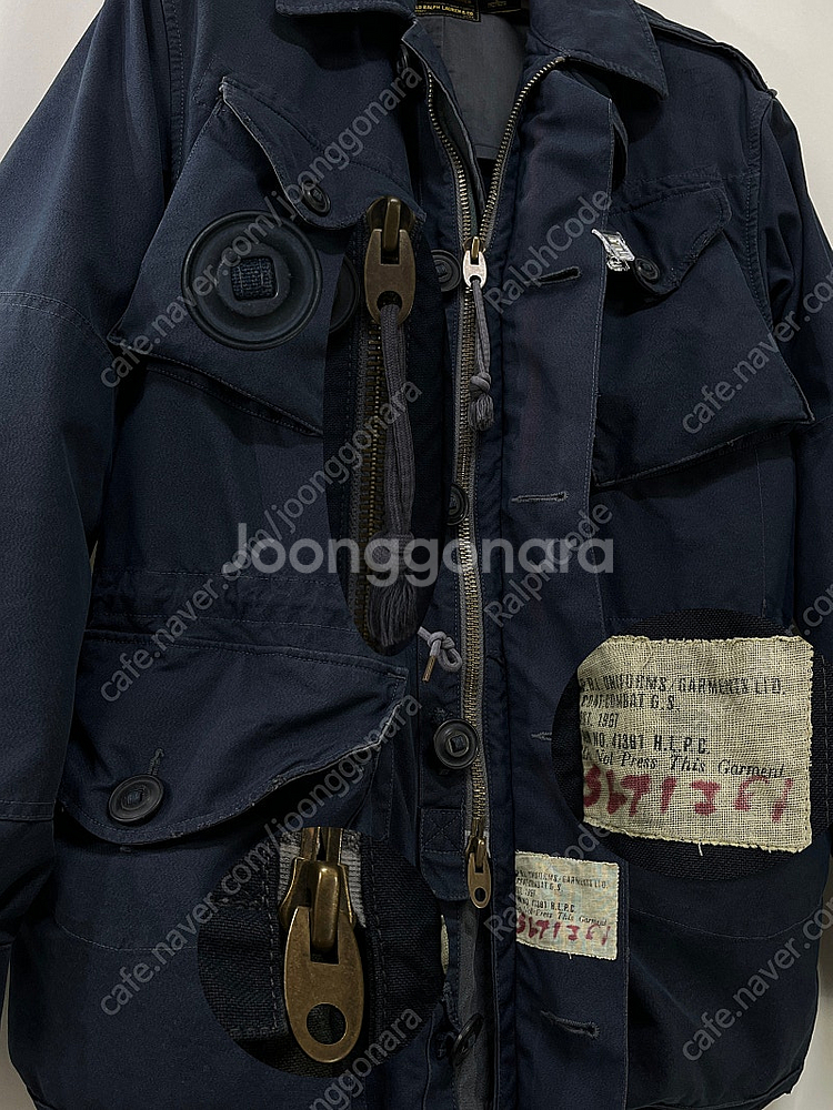 폴로 랄프로렌 RAF 영국군 필드 스모크 컴뱃자켓 RR...--6
