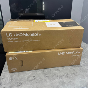 LG 4K 모니터 27UP550N 2대 판매합니다