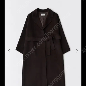 베뉴엣 eden coat deep brown short