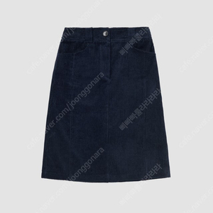 ribbonbit Barry Corduroy Skirt - Navy 리본빛 모네