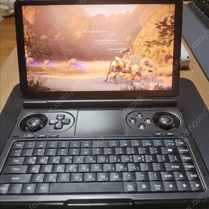 UMPC GPD win mini 라이젠 8840u 램 64 2TB SSD 휴대용 포켓 PC 노트북 팝니다.