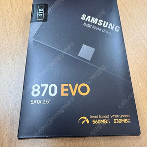 SSD EVO870 4TB MZ-7724T0BW 미개봉