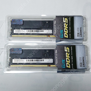 TeamGroup DDR5-6400 CL52 Elite 서린 64GB (32GB X 2) 판매