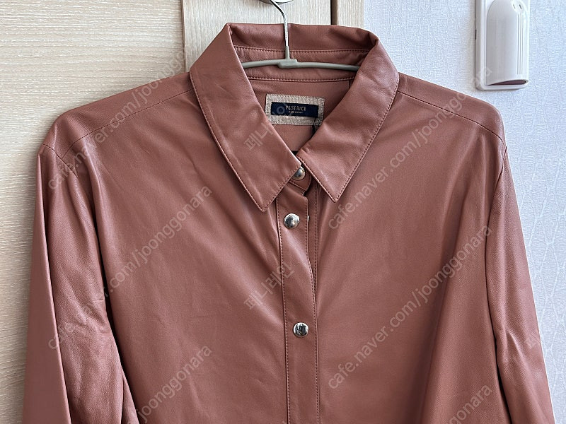 페세리코 peserico 레더 가죽 셔츠 이탈리아 명품 여성복--1