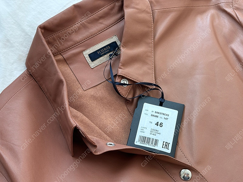 페세리코 peserico 레더 가죽 셔츠 이탈리아 명품 여성복--3