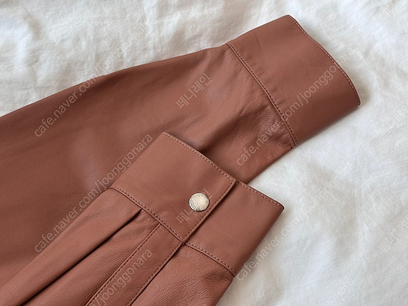 페세리코 peserico 레더 가죽 셔츠 이탈리아 명품 여성복--5