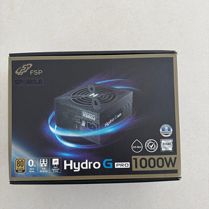 FSP Hydro G Pro 1000W 80PLUS GOLD 풀모듈러 (ATX 3.0 아님) + 정품 12VHPWR 케이블