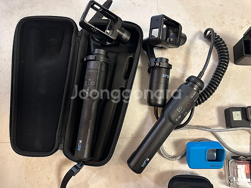 고프로7 2개 배터리 5개 카르마그립핸들 2개 본체짐벌...--1
