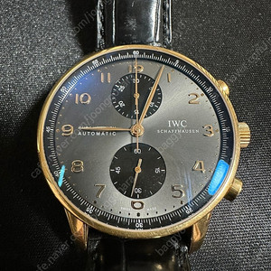 IWC 포르투기저 크로노그래프 로즈골드 금통 IW371482