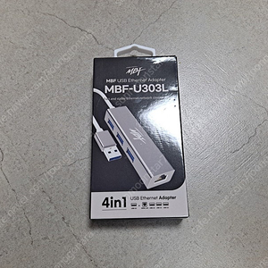 (새상품) 3포트 USB-이더넷 4in1 멀티 허브