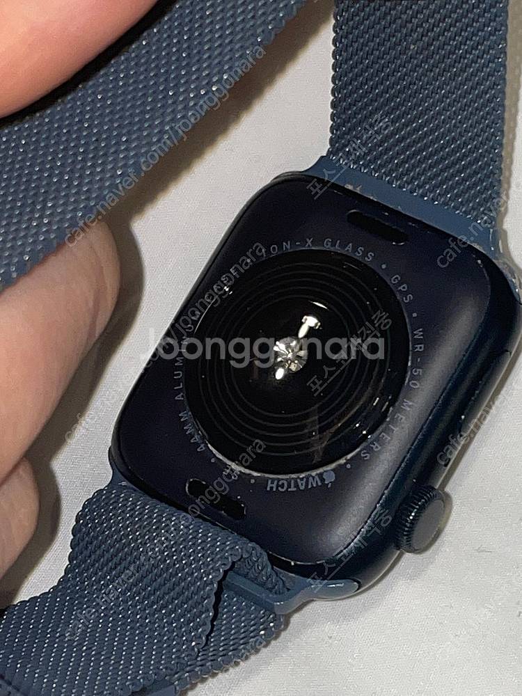 애플워치se2 44mm 배터리성능 100%(충전케이블 ...--3
