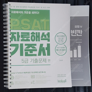 psat 김승환 자료해석 5급 기준서 분철 새책