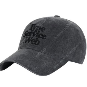 타입서비스 타입 모자 새상품 Web Cap [Dark Gray]