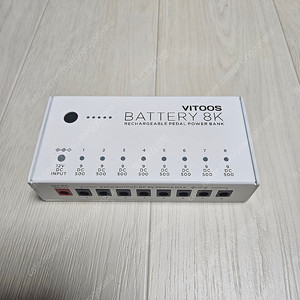 Vitoos 비투스 Battery 8k 충전식 파워서플라이 팝니다.