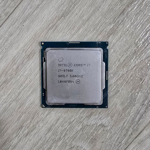 인텔 I7 9700K + MSI B360M 박격포 티타늄