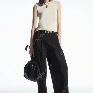 COS RELAXED TAILORED WIDE-LEG TROUSERS