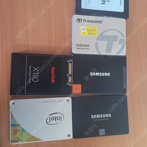 SSD 250,128,120G HDD 6개