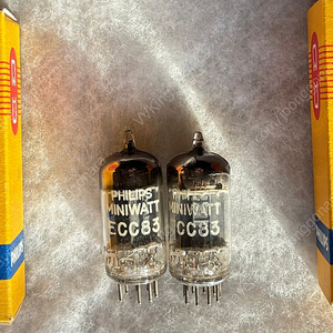 Philips Miniwatt 필립스 ECC83(12AX7) Long/D-Foil NOS 메치페어 판매