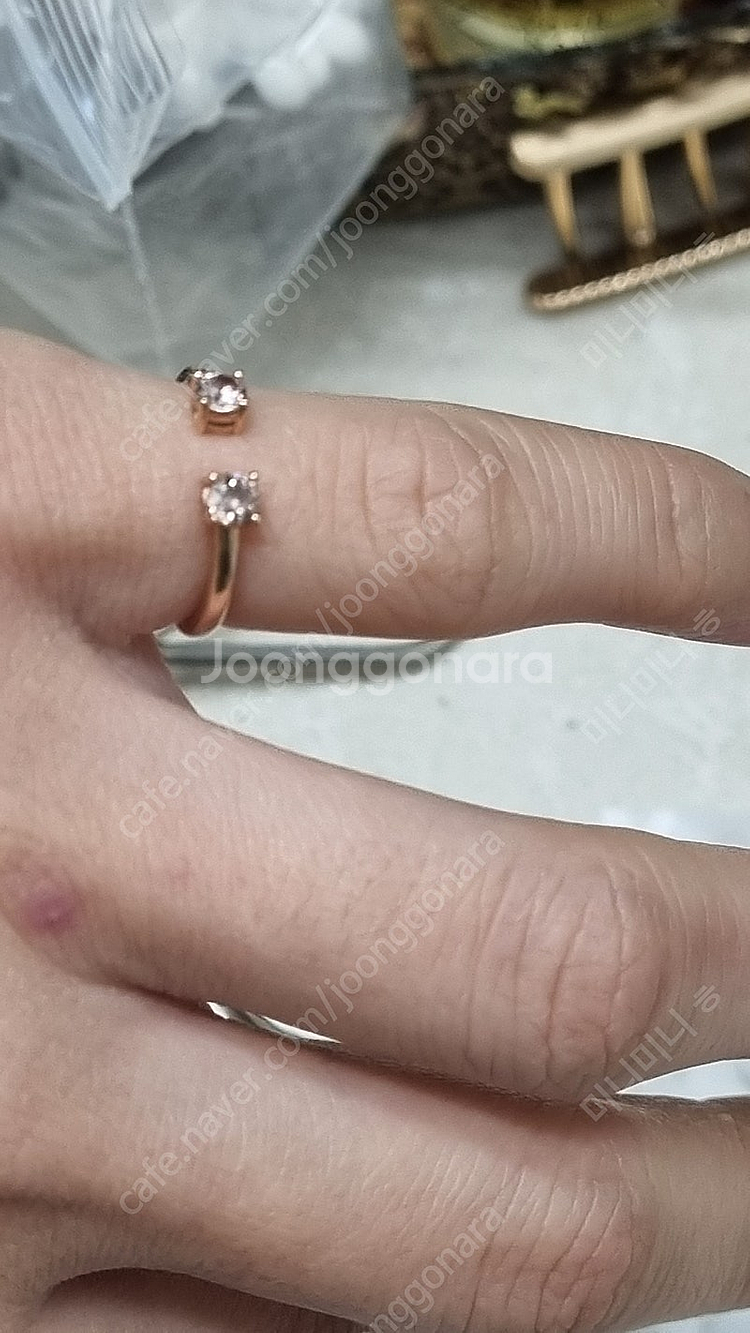 14k 애끼반지 15만원 택배비포함 우체국발송--1