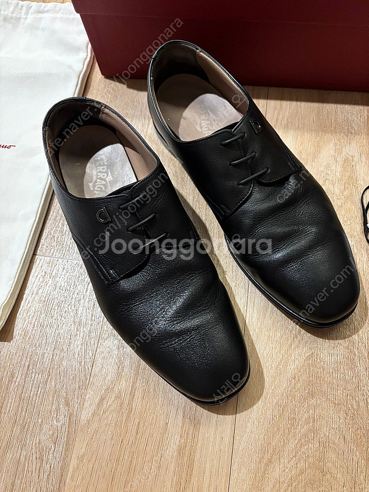 페레가모 구두 265mm 스펜서 레이스업 더비슈즈--1