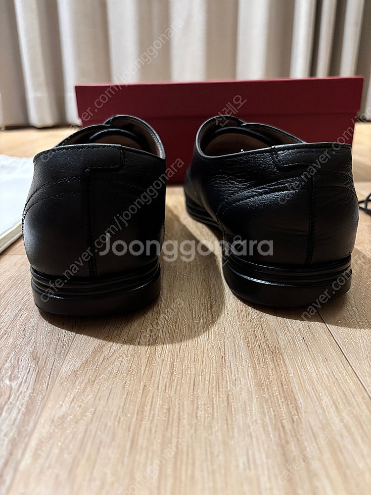 페레가모 구두 265mm 스펜서 레이스업 더비슈즈--3