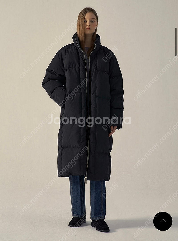 파사드패턴 구스다운 남녀공용 롱패딩--0