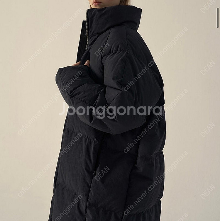 파사드패턴 구스다운 남녀공용 롱패딩--2