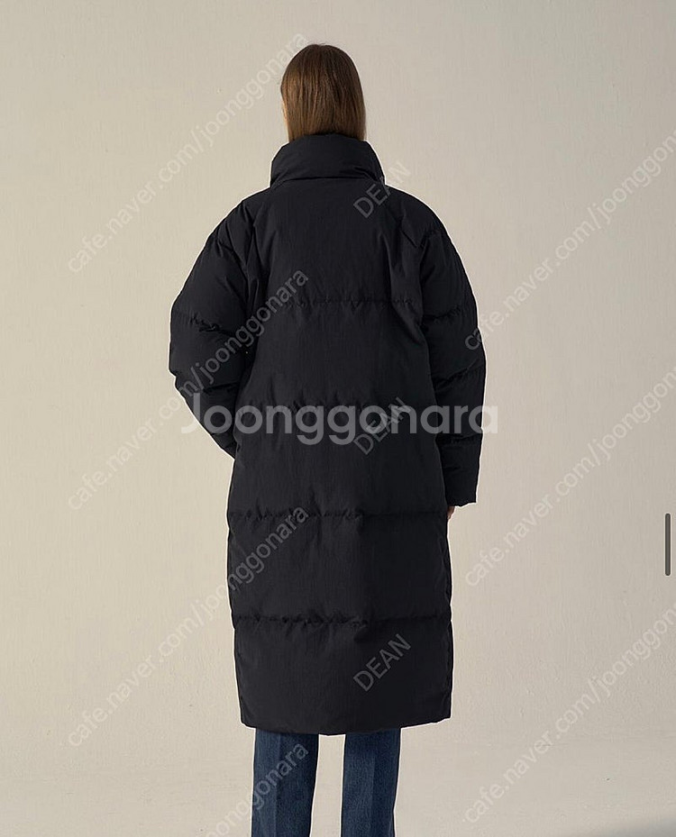 파사드패턴 구스다운 남녀공용 롱패딩--4