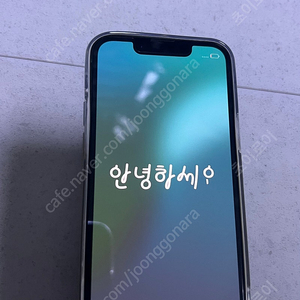 아이폰13 미니 그린 128gb(제한보증 25년 1월25일)