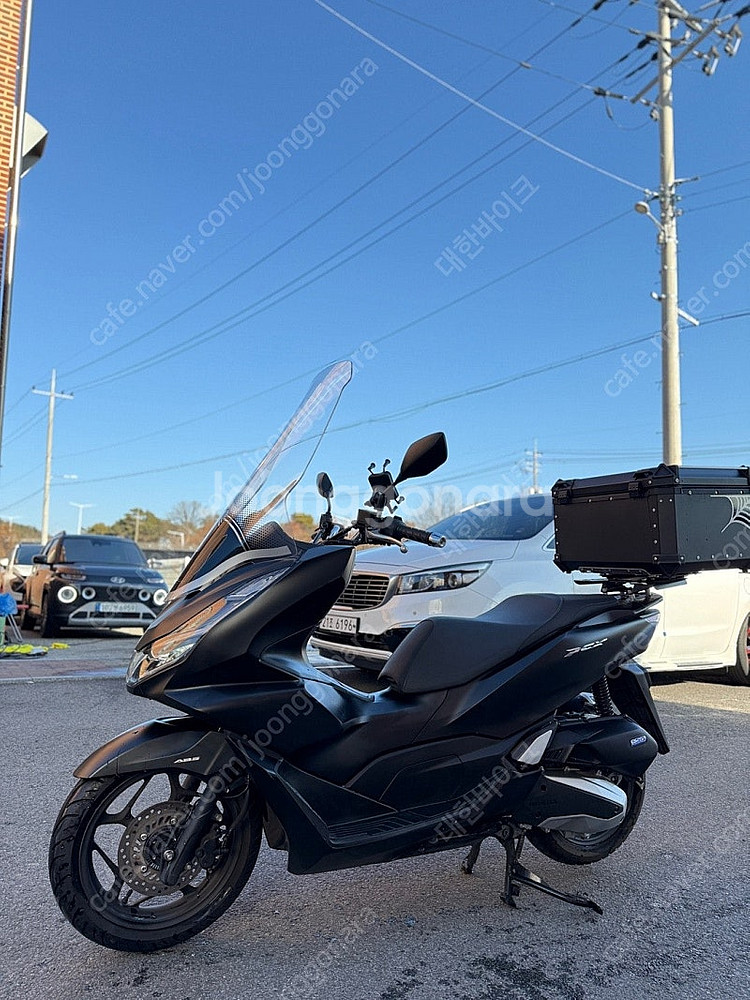 [신차보증]혼다 PCX125 ABS 23년형 4천KM 배달대행세팅 판매합니다~!--2