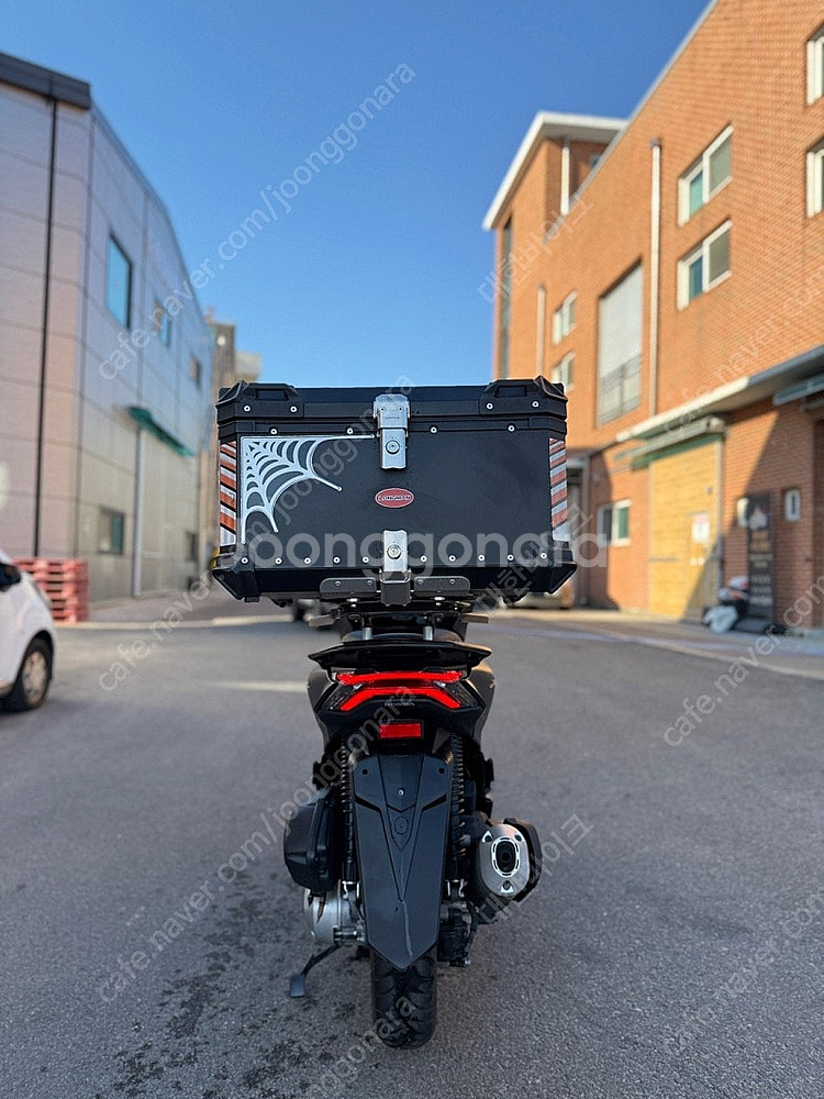 [신차보증]혼다 PCX125 ABS 23년형 4천KM 배달대행세팅 판매합니다~!--6