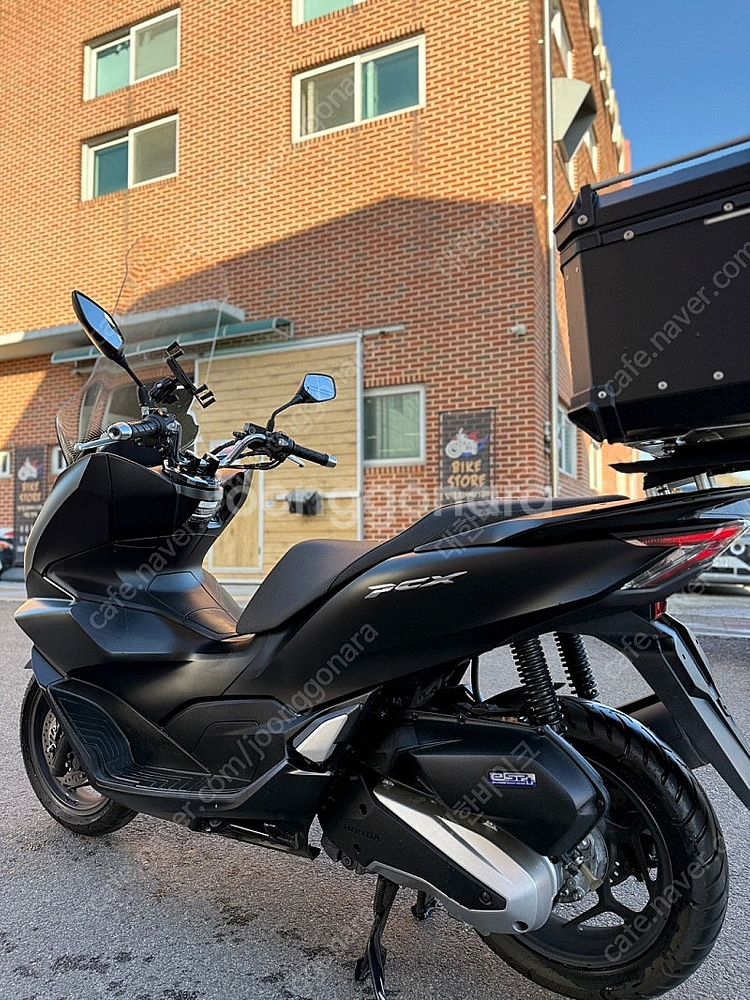 [신차보증]혼다 PCX125 ABS 23년형 4천KM 배달대행세팅 판매합니다~!--7