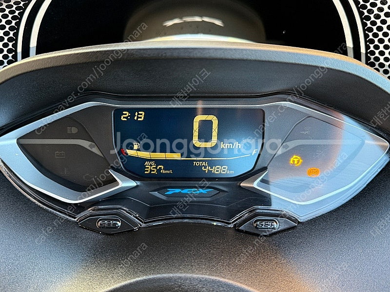 [신차보증]혼다 PCX125 ABS 23년형 4천KM 배달대행세팅 판매합니다~!--9