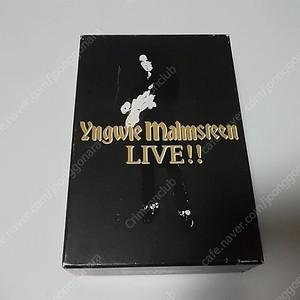 잉베이 맘스틴 YNGWIE MALMSTEEN 희귀 1998년 초반 발매 BOX (live 2CD+Dr.Sin+VHS)