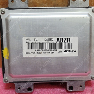 (중고) 스파크 중고 ECU (구매전전화) 12662593 ABZR