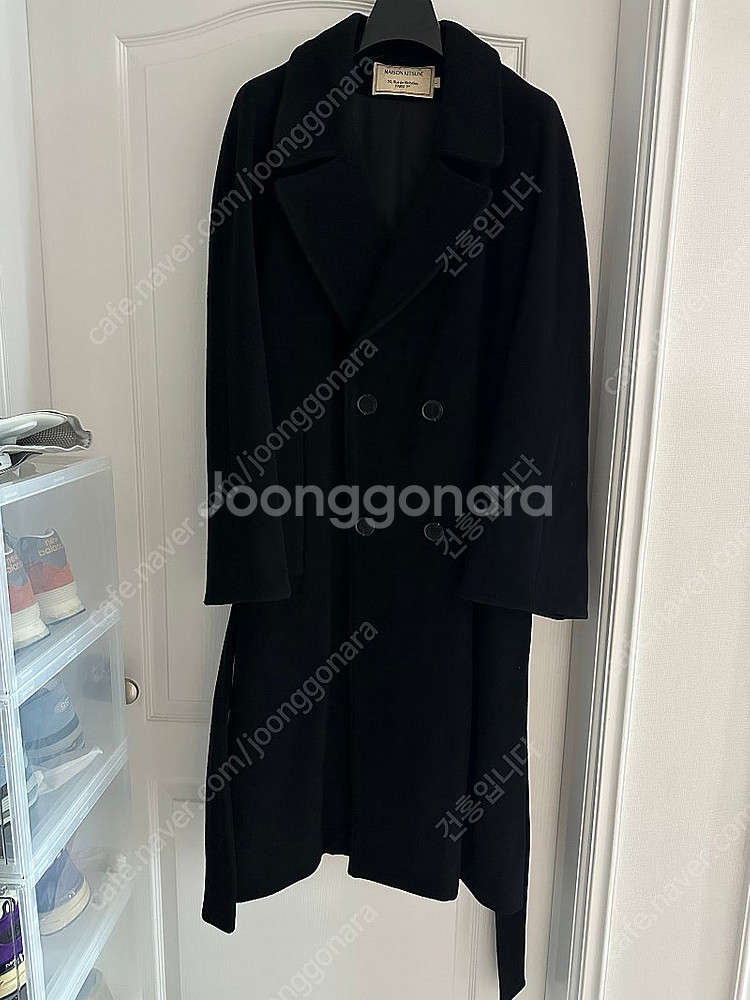 메종키츠네 19fw 오버사이즈 코트 L--3