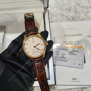 IWC IW510204 포르투기저 핸드 와인드 8데이즈 금통 43mm