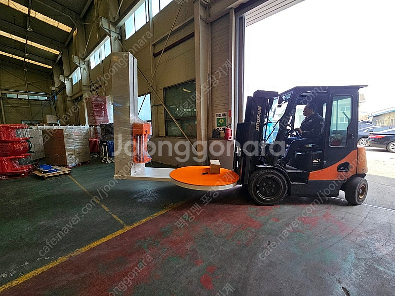 신품 국산 파렛트 랩핑기 GWT-1522 테이블크기 1...--2